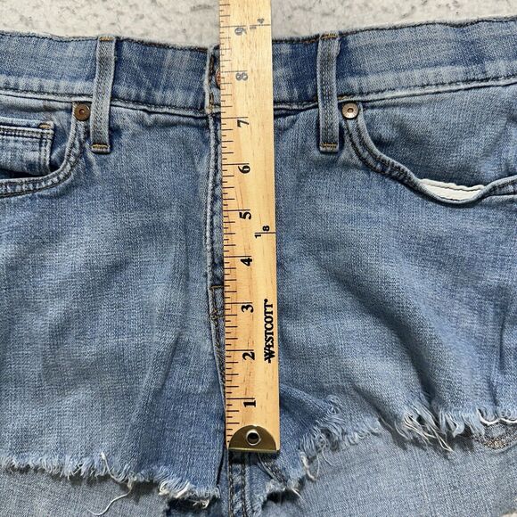 Levi's 525 Straight Women’s 26 Perfect Waist Cut Off Denim 2” Inseam Jean Shorts - Picture 9 of 12